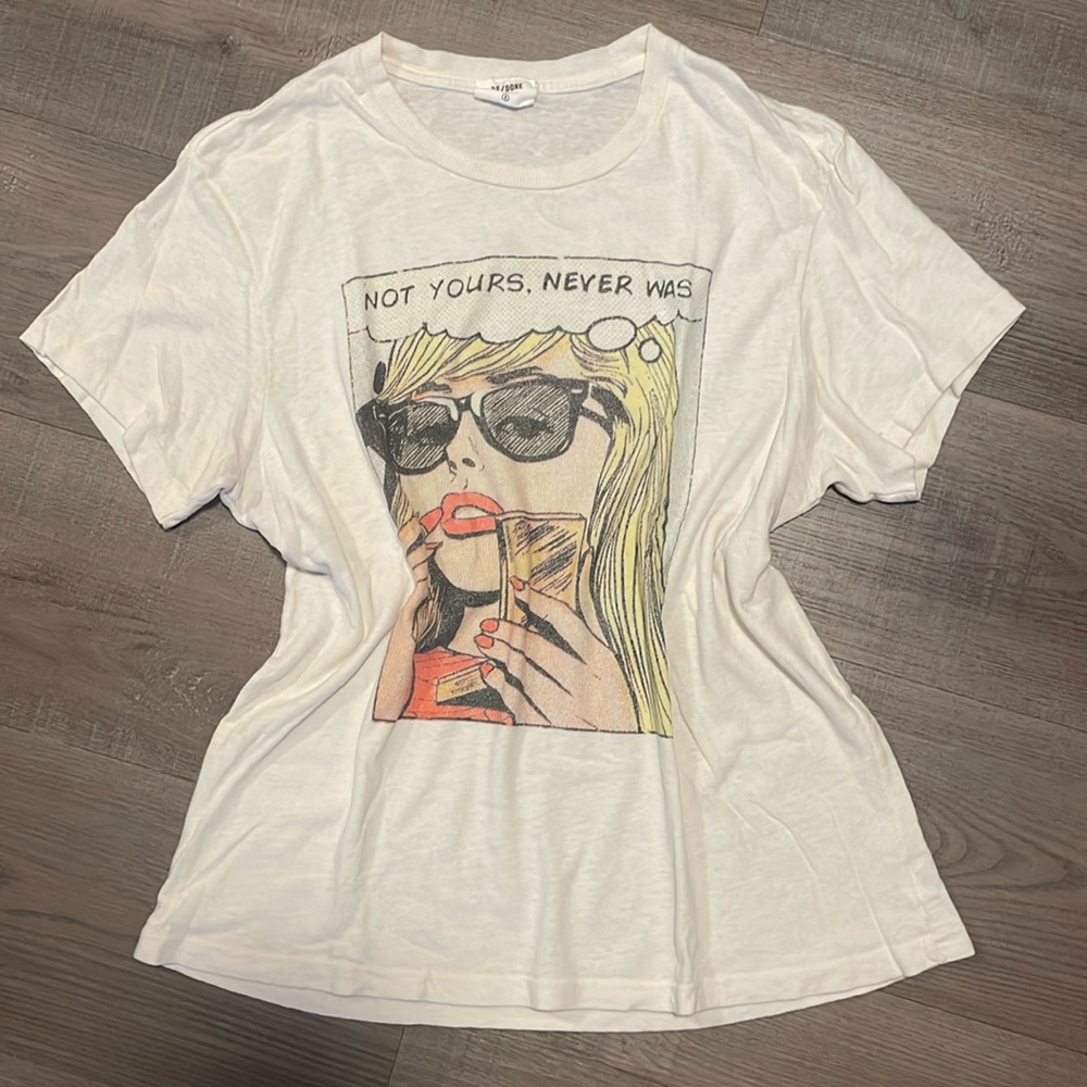 Re/Done comic girlfriend tee